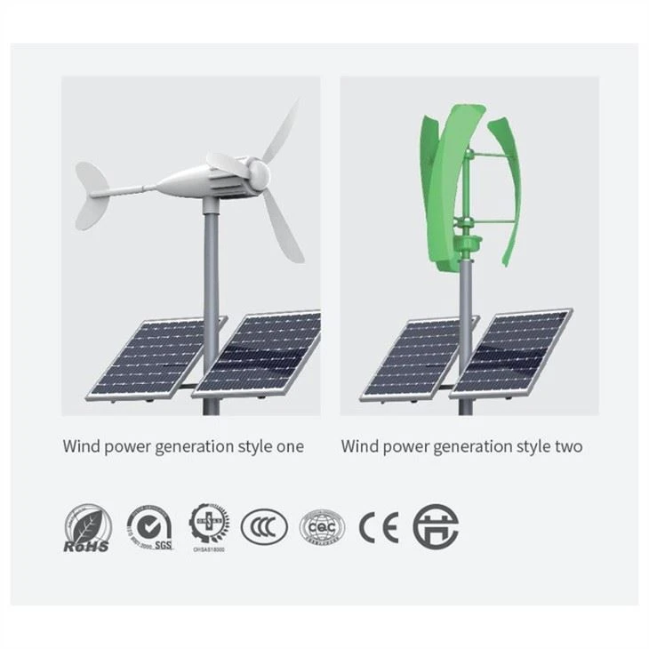 Wind Solar Hybrid Power System Solar Lamp